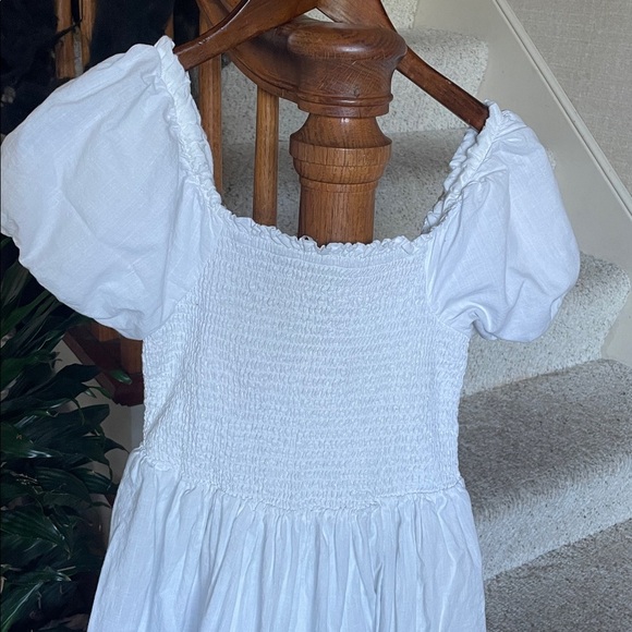 Rachel Zoe Cottage Core White Puff Sleeve Maxi Dress - Picture 2 of 12